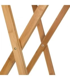 Table D'appoint Pliante En Bambou 49.5x37.5x65.5cm -Produits Menagers Boutique table d appoint pliante en bambou 495x375x655cm 2
