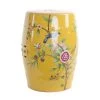 Table D'Appoint Porcelaine Oiseau Jaune Style Asiatique -Produits Menagers Boutique table d appoint porcelaine oiseau jaune style asiatique
