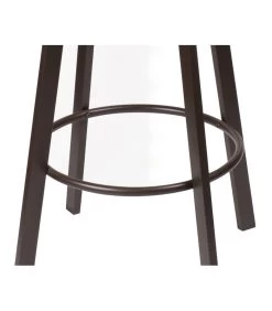 Table De Bar Ronde Style Industriel En Bois Et Métal Noir Ajustable -Produits Menagers Boutique table de bar ronde style industriel en bois et metal noir ajustable 2