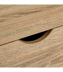 Table De Chevet 1 Tiroir Bois Et Noir 40x35x49.5cm -Produits Menagers Boutique table de chevet 1 tiroir bois et noir 40x35x495cm 2