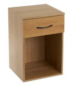Table De Chevet Basique En Bois MDF 1 Tiroir