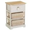Table De Chevet Bois 1 Tiroir + 2 Paniers -Produits Menagers Boutique table de chevet bois 1 tiroir 2 paniers