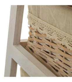 Table De Chevet Bois 1 Tiroir + 2 Paniers -Produits Menagers Boutique table de chevet bois 1 tiroir 2 paniers 2