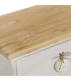 Table De Chevet Bois 1 Tiroir + 2 Paniers -Produits Menagers Boutique table de chevet bois 1 tiroir 2 paniers 5