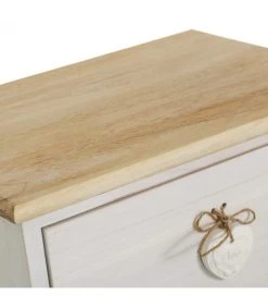 Table De Chevet Bois 1 Tiroir + 3 Paniers - 40x29x73cm -Produits Menagers Boutique table de chevet bois 1 tiroir 3 paniers 40x29x73cm 6