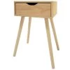 Table De Chevet Bois 1 Tiroir 40x30x60cm