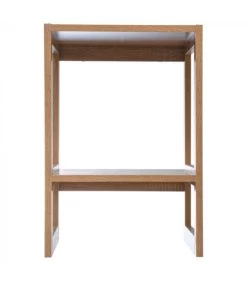 Table De Chevet Bois 2 Plateaux - 34.5x33.5x51cm -Produits Menagers Boutique table de chevet bois 2 plateaux 345x335x51cm 2