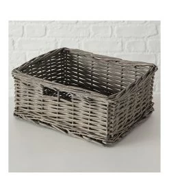 Table De Chevet Bois Blanc 4 Tiroirs Osier -Produits Menagers Boutique table de chevet bois blanc 4 tiroirs osier 4