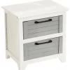 Table De Chevet Bois Cérusé Blanc Et Gris 2 Tiroirs - 40x28.5x41.5cm 2 Table De Chevet Bois Cérusé Blanc Et Gris 2 Tiroirs - 40x28.5x41.5cm -Produits Menagers Boutique table de chevet bois ceruse blanc et gris 2 tiroirs 40x285x415cm