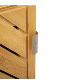 Table De Chevet Bois Et Porte Bambou - 45x38x70cm -Produits Menagers Boutique table de chevet bois et porte bambou 45x38x70cm 3