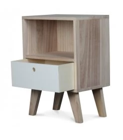 Table De Chevet Design En Bois - Haut. 50cm -Produits Menagers Boutique table de chevet design en bois haut 50cm 2