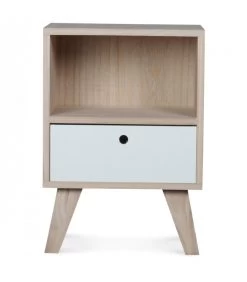 Table De Chevet Design En Bois - Haut. 50cm