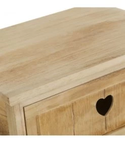 Table De Chevet En Bois 1 Tiroir + 2 Paniers Country 9 Table De Chevet En Bois 1 Tiroir + 2 Paniers Country -Produits Menagers Boutique table de chevet en bois 1 tiroir 2 paniers country 2