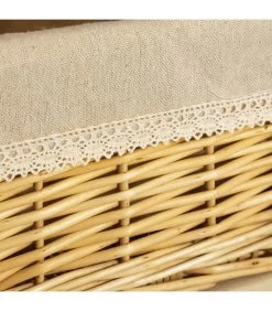 Table De Chevet En Bois 1 Tiroir + 3 Paniers Country - 40x29x73cm -Produits Menagers Boutique table de chevet en bois 1 tiroir 3 paniers country 40x29x73cm 3