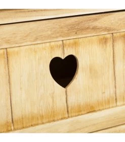 Table De Chevet En Bois 1 Tiroir + 3 Paniers Country - 40x29x73cm -Produits Menagers Boutique table de chevet en bois 1 tiroir 3 paniers country 40x29x73cm 4