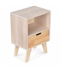 Table De Chevet En Bois 1 Tiroir - Haut. 50cm -Produits Menagers Boutique table de chevet en bois 1 tiroir haut 50cm 2