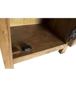 Table De Chevet En Bois Massif D'Acacia - 45x31x65cm -Produits Menagers Boutique table de chevet en bois massif d acacia 45x31x65cm 2