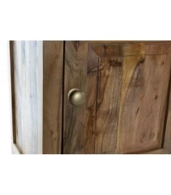 Table De Chevet En Bois Massif D'Acacia - 45x31x65cm -Produits Menagers Boutique table de chevet en bois massif d acacia 45x31x65cm 4