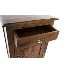 Table De Chevet En Bois Massif D'Acacia - 45x31x65cm -Produits Menagers Boutique table de chevet en bois massif d acacia 45x31x65cm 5