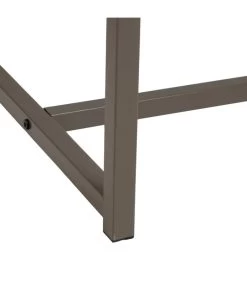 Table De Chevet En Couleur Bois Naturel Et Métal Gris 40x40x50cm -Produits Menagers Boutique table de chevet en couleur bois naturel et metal gris 40x40x50cm 2