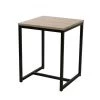 Table De Chevet En Métal Noir Et Bois -Produits Menagers Boutique table de chevet en metal noir et bois