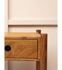 Table De Chevet épurée En Bois De Manguier 1 Tiroir - 63x38x45cm -Produits Menagers Boutique table de chevet epuree en bois de manguier 1 tiroir 63x38x45cm 2