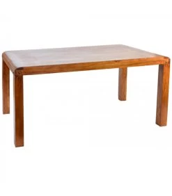 Table Rectangulaire Salle à Manger Bois Acacia - 160x90x76cm