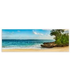 Tableau Décoratif Photo Panoramique Mer - 150x50cm