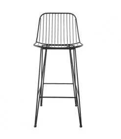 Tabouret De Bar Design En Métal Noir