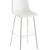 Tabouret De Bar En Métal Chromé Et Assise Similicuir Blanc -Produits Menagers Boutique tabouret de bar en metal chrome et assise similicuir blanc