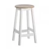 Tabouret En Bois Blanc -Produits Menagers Boutique tabouret en bois blanc
