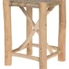 Tabouret En Teck Et Assise En Rotin Tressé -Produits Menagers Boutique tabouret en teck et assise en rotin tresse