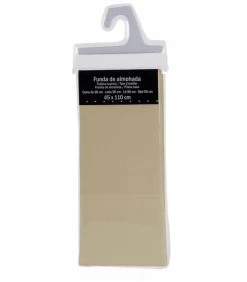 Taie De Traversin Beige - 45x110cm -Produits Menagers Boutique taie de traversin beige 45x110cm 2