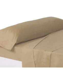 Taie De Traversin Beige - 45x110cm