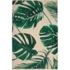 Tapis Coton Et Polyester Feuilles Tropicales Vertes - 120x180cm -Produits Menagers Boutique tapis coton et polyester feuilles tropicales vertes 120x180cm