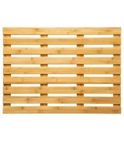 Tapis De Bain Caillebotis Bambou - 68x2x50cm