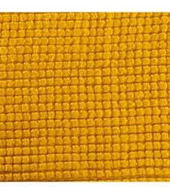Tapis De Bain Chenille Jaune Moutarde - 50x80cm -Produits Menagers Boutique tapis de bain chenille jaune moutarde 50x80cm 3