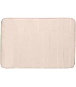 Tapis De Bain Mémoire De Forme Beige Bath - 40x60cm