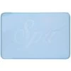 Tapis De Bain Mémoire De Forme Bleu Spa - 40x60cm -Produits Menagers Boutique tapis de bain memoire de forme bleu spa 40x60cm