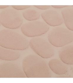 Tapis De Bain Mémoire De Forme Motifs Galets Beige 60x40cm -Produits Menagers Boutique tapis de bain memoire de forme motifs galets beige 60x40cm 2