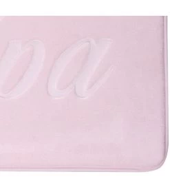 Tapis De Bain Mémoire De Forme Rose Spa - 40x60cm -Produits Menagers Boutique tapis de bain memoire de forme rose spa 40x60cm 2