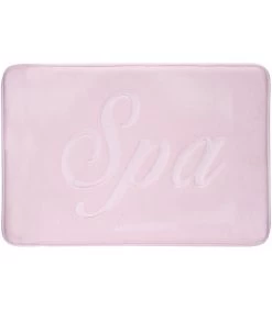 Tapis De Bain Mémoire De Forme Rose Spa - 40x60cm