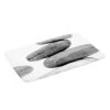 Tapis De Bain Microfibre Blanc Et Gris Galets - 45x70cm -Produits Menagers Boutique tapis de bain microfibre blanc et gris galets 45x70cm