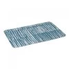Tapis De Bain Microfibre Bleu Et Blanc Drip - 45x70cm -Produits Menagers Boutique tapis de bain microfibre bleu et blanc drip 45x70cm