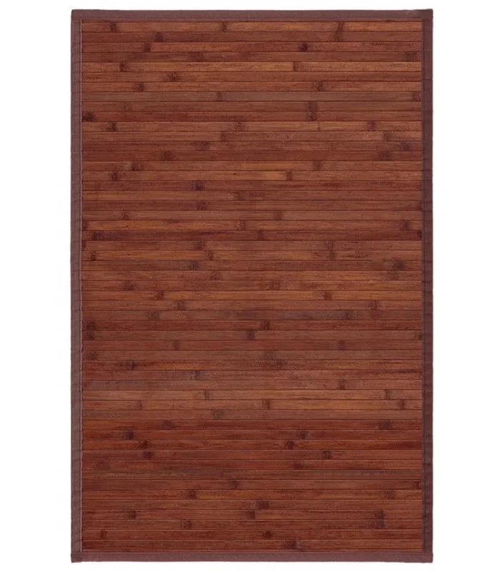 Tapis Descente De Lit Bambou Couleur Noyer - 60x90cm