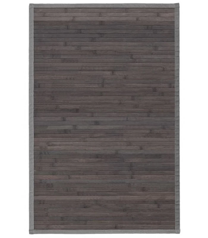 Tapis Descente De Lit Bambou Gris - 60x90cm