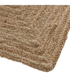 Produits Menagers Boutique -Produits Menagers Boutique tapis descente de lit tresse en jute 60x90cm 1