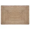 ATMOSPHERA Tapis Descente De Lit Tressé En Jute 60x90cm -Produits Menagers Boutique tapis descente de lit tresse en jute 60x90cm
