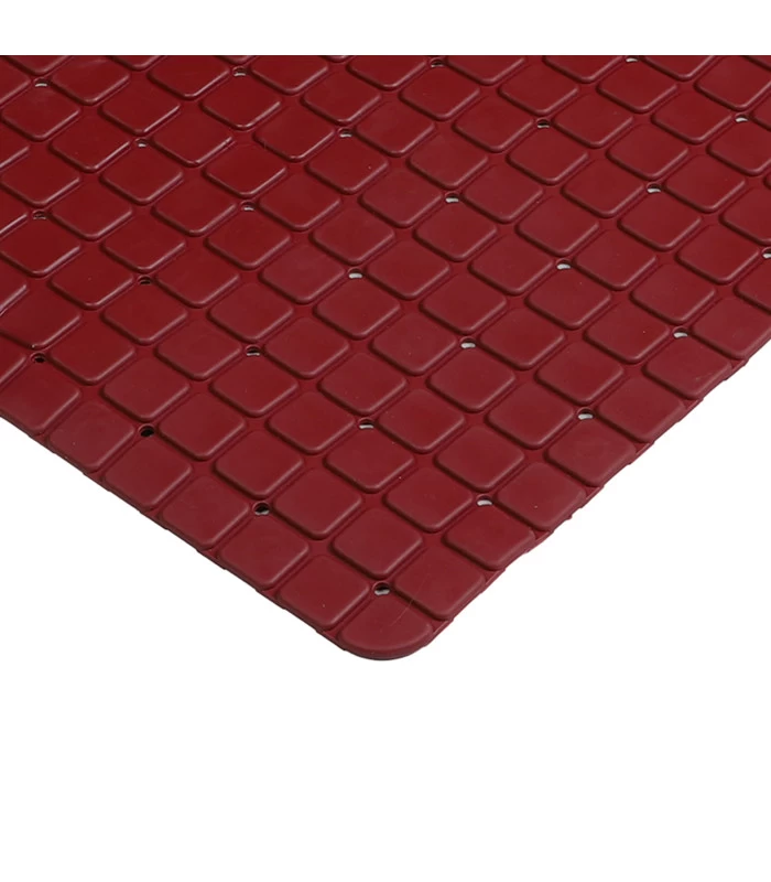Tapis Fond De Baignoire Antidérapant PVC Rouge Bordeaux Mosaic 4 Tapis Fond De Baignoire Antidérapant PVC Rouge Bordeaux Mosaic – Image 2