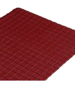 Tapis Fond De Baignoire Antidérapant PVC Rouge Bordeaux Mosaic 7 Tapis Fond De Baignoire Antidérapant PVC Rouge Bordeaux Mosaic -Produits Menagers Boutique tapis fond de baignoire antiderapant pvc rouge bordeaux mosaic 2